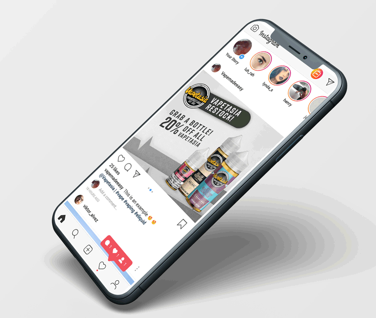 Vapetasia Media Request Example 2